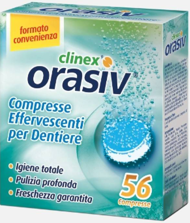 ORASIV CLINEX 56 COMPRESSE EFFERVESCENTI - Luckyfarma.it