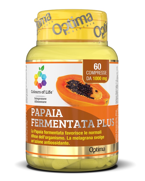 COLOURS OF LIFE FERMENTA PAPAIA PLUS 60 COMPRESSE 1000 MG - Luckyfarma.it