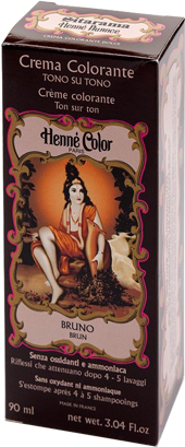 HENNE NUANCE BRUNO CREMA HENNE COLOR CREMA COLORANTE PRONTA ALL'USO - Luckyfarma.it