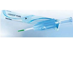 CATETERE VESCICALE PER DONNA LIQUICK PURE CH12 LUNGHEZZA 15 CM PUNTA NELATON 2 FORI SMUSSATI 30 PEZZI - Luckyfarma.it