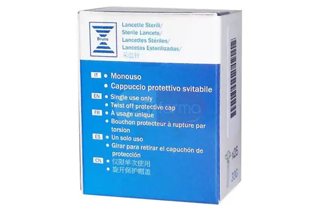 LANCETTE PUNGIDITO BRUNO 25 PEZZI - Luckyfarma.it
