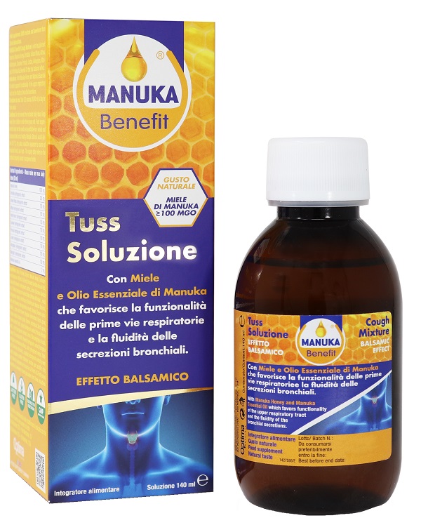 MANUKA BENEFIT TUSS SOLUZIONE 140 ML - Luckyfarma.it