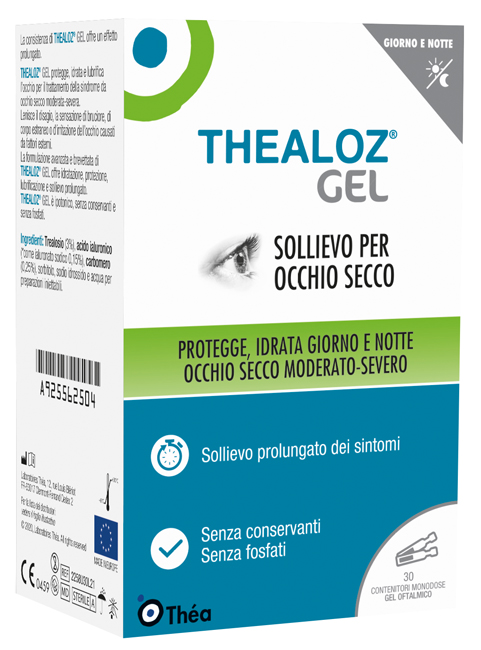 THEALOZ GEL OFTALMICO 30 FLACONCINI MONODOSE 0,4 G - Luckyfarma.it