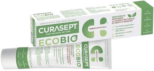 CURASEPT PHARMADENT ECOBIO DENTIFRICIO 75 ML - Luckyfarma.it