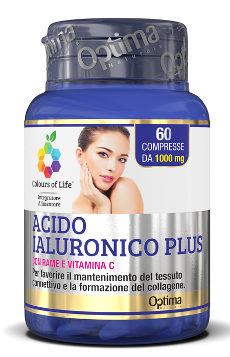 COLOURS OF LIFE ACIDO IALURONICO PLUS 60 COMPRESSE 1000 MG - Luckyfarma.it