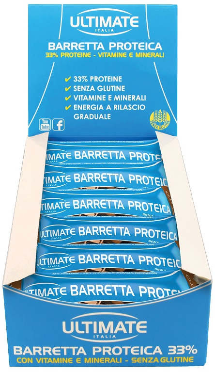 BARRETTA PROTEICA CIOCCOLATO 24 PEZZI - Luckyfarma.it