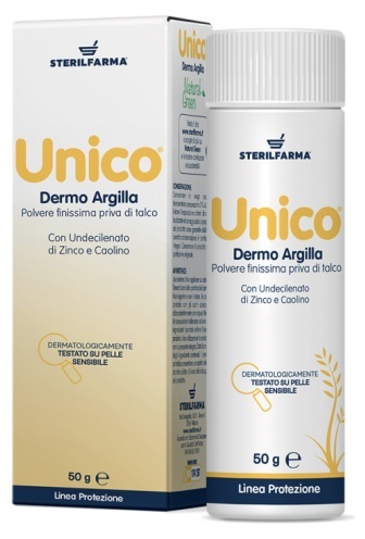 UNICO DERMO ARGILLA POLVERE SENZA TALCO 50 G - Luckyfarma.it