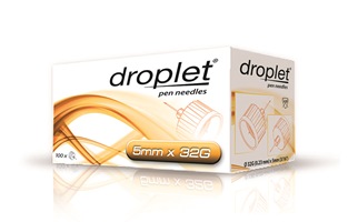 AGO PER PENNA DA INSULINA DROPLET 32 GAUGE 5 MM 100 PEZZI - Luckyfarma.it