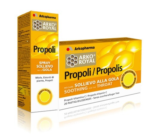 PACK GOLA PROPOLI COMPOSTO DA SPRAY 30 ML + PASTIGLIE 24 G - Luckyfarma.it
