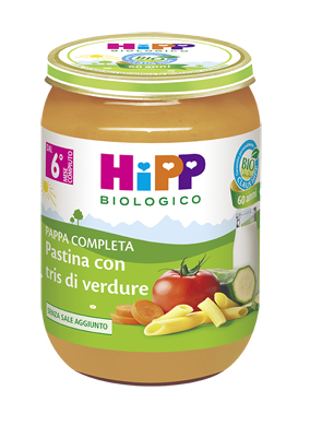 HIPP BIO HIPP BIO PAPPA PRONTA PAST TRIS DI VERDURE 190 G - Luckyfarma.it