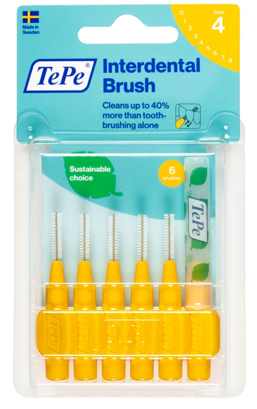 TEPE SCOVOLINO GIALLO 0,7 MM 6 PEZZI - Luckyfarma.it