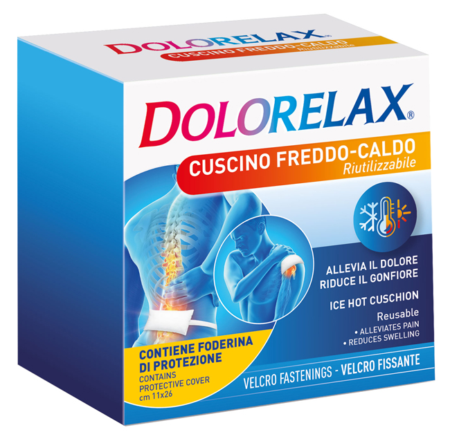 ICE HOT DOLORELAX CUSCINO RIUTILIZZABILE CON VELCRO FISSANTE 11X26 CM - Luckyfarma.it