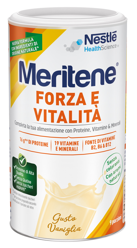MERITENE VANIGLIA ALIMENTO ARRICCHITO 270 G - Luckyfarma.it