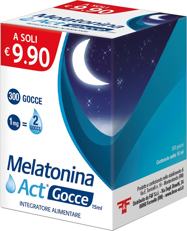 MELATONINA ACT GOCCE 15 ML - Luckyfarma.it
