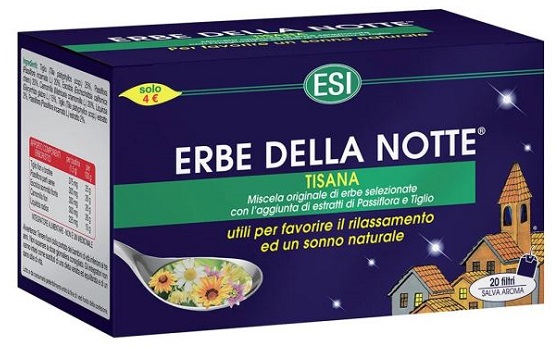 ESI ERBE DELLA NOTTE TISANA 20 FILTRI ASTUCCIO 40 G - Luckyfarma.it