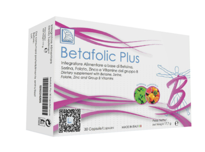 BETAFOLIC PLUS 30 CAPSULE ASTUCCIO 18,6 G - Luckyfarma.it