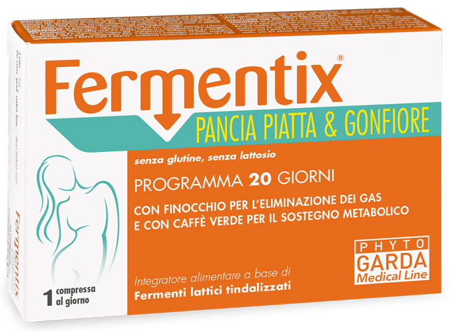 FERMENTIX PANCIA PIATTA E GONFIORE 20 COMPRESSE - Luckyfarma.it
