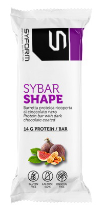 SYBAR SHAPE BARRETTA PROTEICA RICOPERTA FICHI/ARACHIDI 50 G - Luckyfarma.it