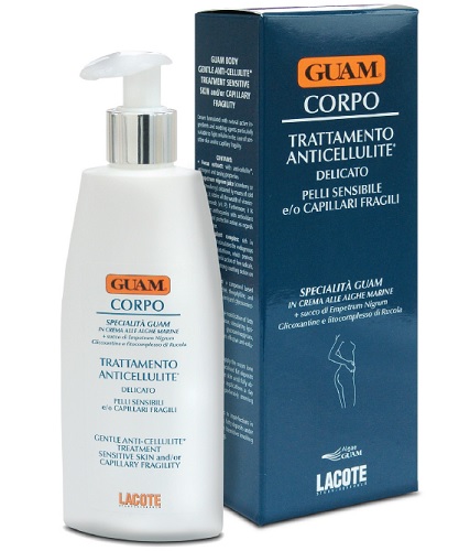 GUAM CREMA CORPO TRATTAMENTO ANTICELLULITE DELICATO PER PELLI SENSIBILI E O CAPILLARI FRAGILI 200 ML - Luckyfarma.it
