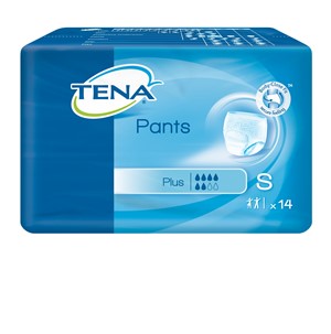 PANNOLONE A MUTANDINA TENA PANTS PLUS TAGLIA SMALL 14 PEZZI - Luckyfarma.it