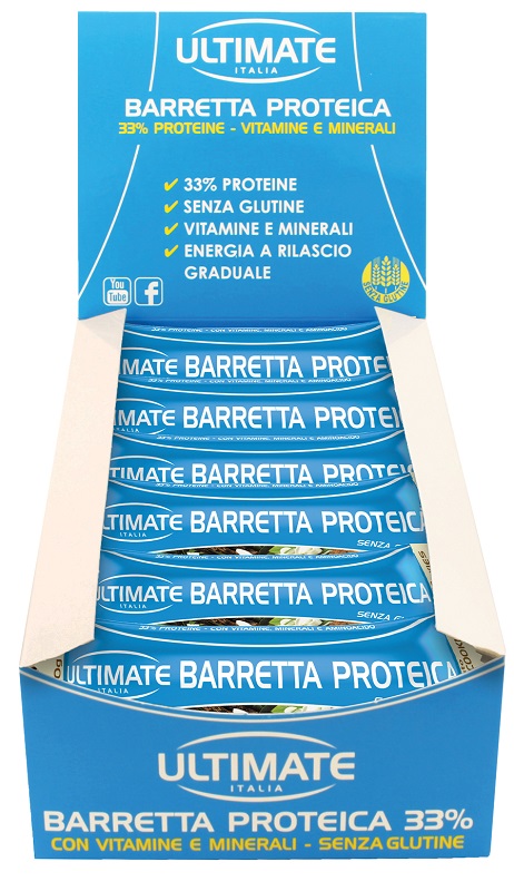 ULTIMATE BARRETTA PROTEICA GUSTO VANIGLIA E COOKIES 24 PEZZI - Luckyfarma.it