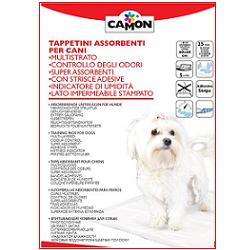 TAPPETINO ASSORBENTE CANI 60X60 25 PEZZI - Luckyfarma.it