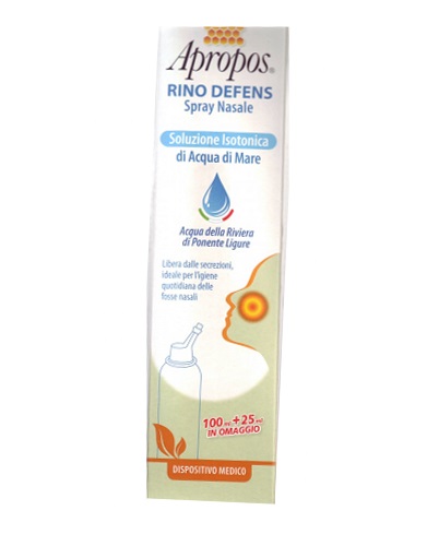 APROPOS RINO DEFENS SOLUZIONE ISOTONICA 125 ML - Luckyfarma.it