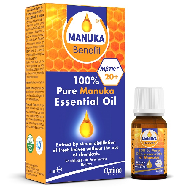 MANUKA BENEFIT OLIO ESSENZIALE DI MANUKA 5 ML - Luckyfarma.it
