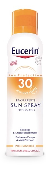 EUCERIN SUN SPRAY TOCCO SECCO SPF30 200 ML - Luckyfarma.it