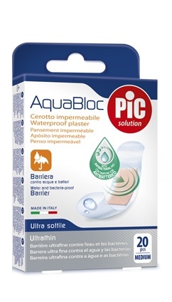 CEROTTO PIC AQUABLOC 19X72MM ANTIBATTERICO 20 PEZZI - Luckyfarma.it
