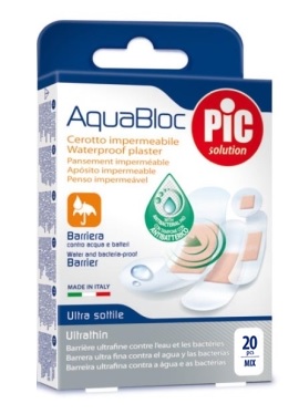 CEROTTO PIC AQUABLOC MIX ANTIBATTERICO 20 PEZZI - Luckyfarma.it