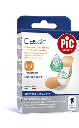 CEROTTO PIC CLASSIC 25X72 MM 10 ANTIBATTERICO 10 PEZZI - Luckyfarma.it