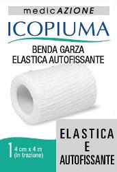 ICOPIUMA BENDA GARZA ELASTICA AUTOFISSANTE CM 4X4 MT - Luckyfarma.it