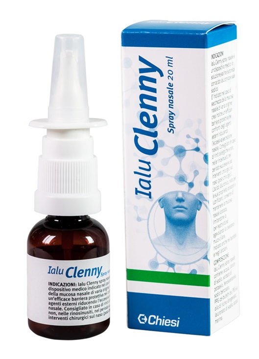 IALU CLENNY SPRAY NASALE SOLUZIONE SALINA ISOTONICA CON ACIDO IALURONICO E SALE SODICO 20 ML - Luckyfarma.it