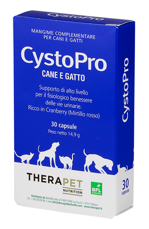 CYSTOPRO THERAPET 30 CAPSULE - Luckyfarma.it