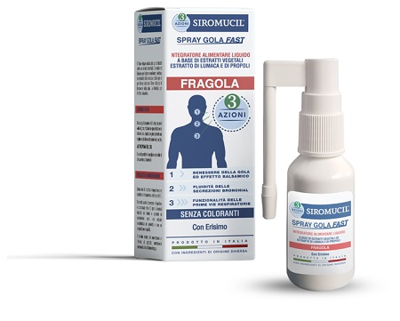 SIROMUCIL 3 AZIONI SPRAY GOLA FAST 15 ML - Luckyfarma.it
