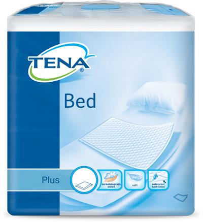 TRAVERSA PER INCONTINENZA NON RIMBOCCABILE TENA BED PLUS 60X40CM 40 PEZZI - Luckyfarma.it