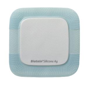 MEDICAZIONE BIATAIN IN SCHIUMA DI POLIURETANO A RILASCIO DI ARGENTO CON BORDO ADESIVO IN SILICONE 15X15 CM 5 PEZZI - Luckyfarma.it