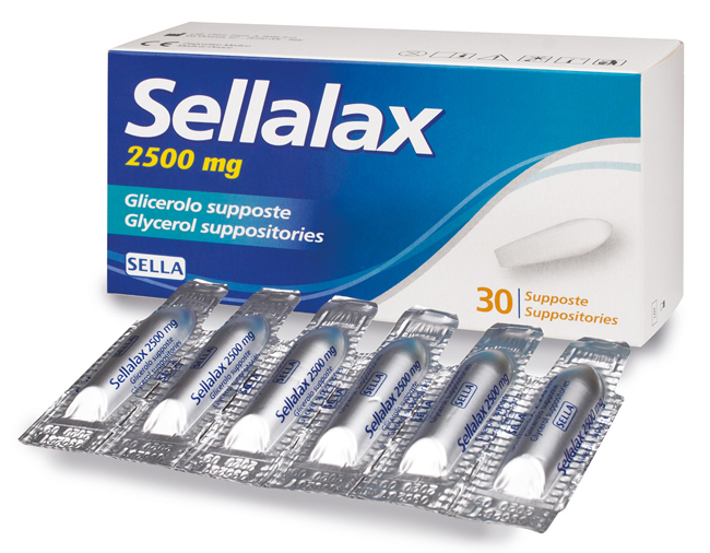 SELLALAX 2500MG SUPPOSTE GLICEROLO 30 PEZZI - Luckyfarma.it