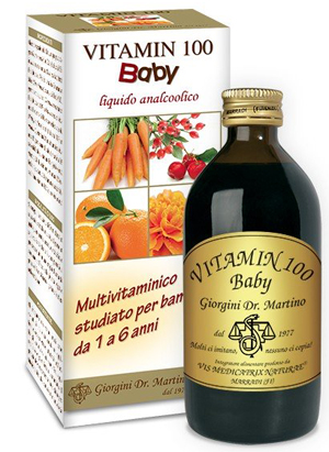 VITAMIN 100 BABY LIQUIDO ANALCOLICO 200 ML - Luckyfarma.it