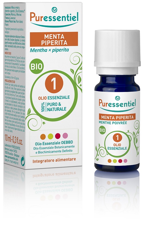 PURESSENTIEL MENTA PIPERITA OLIO ESSENZIALE BIO 10 ML - Luckyfarma.it