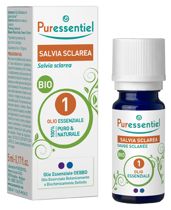 PURESSENTIEL SALVIA SCLAREA OLIO ESSENZIALE BIO 10 ML - Luckyfarma.it