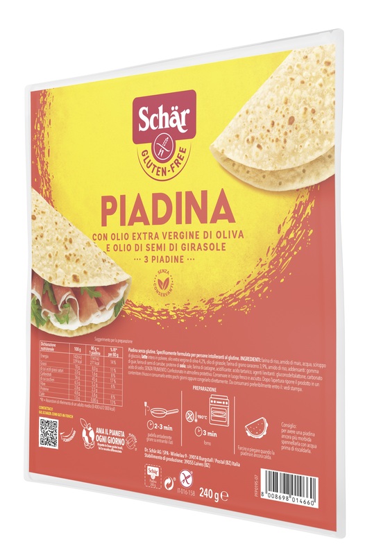 SCHAR PIADINA 3 PEZZI DA 80 G - Luckyfarma.it