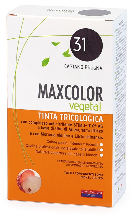 MAX COLOR VEGETAL 31 CASTANO PRUGNA 140 ML - Luckyfarma.it