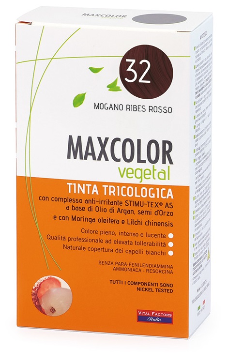 MAX COLOR VEGETAL 32 MOGANO RIBES ROSSO 140 ML - Luckyfarma.it
