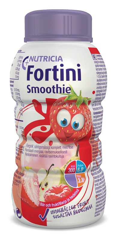 FORTINI SMOOTHIE MULTI FIBRE GUSTO FRUTTI ROSSI 200 ML - Luckyfarma.it