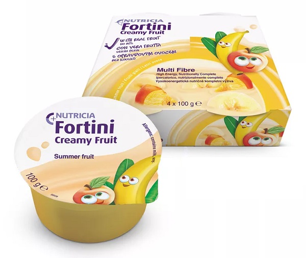 FORTINI CREAMY FRUIT MULTI FIBRE FRUTTI GIALLI 4X100 G - Luckyfarma.it