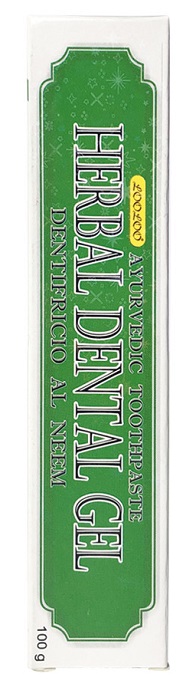 HERBAL DENTAL GEL DENTIFRICIO AYURVEDICO AL NEEM 100 G - Luckyfarma.it