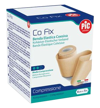 BENDA ELASTICA PIC CO FIX AUTOADESIVA 12X5CM MEDIUM - Luckyfarma.it