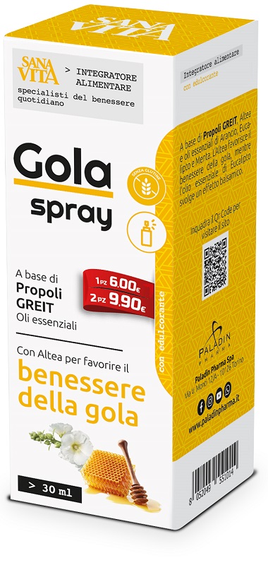 SANAVITA GOLA SPRAY 30 ML - Luckyfarma.it